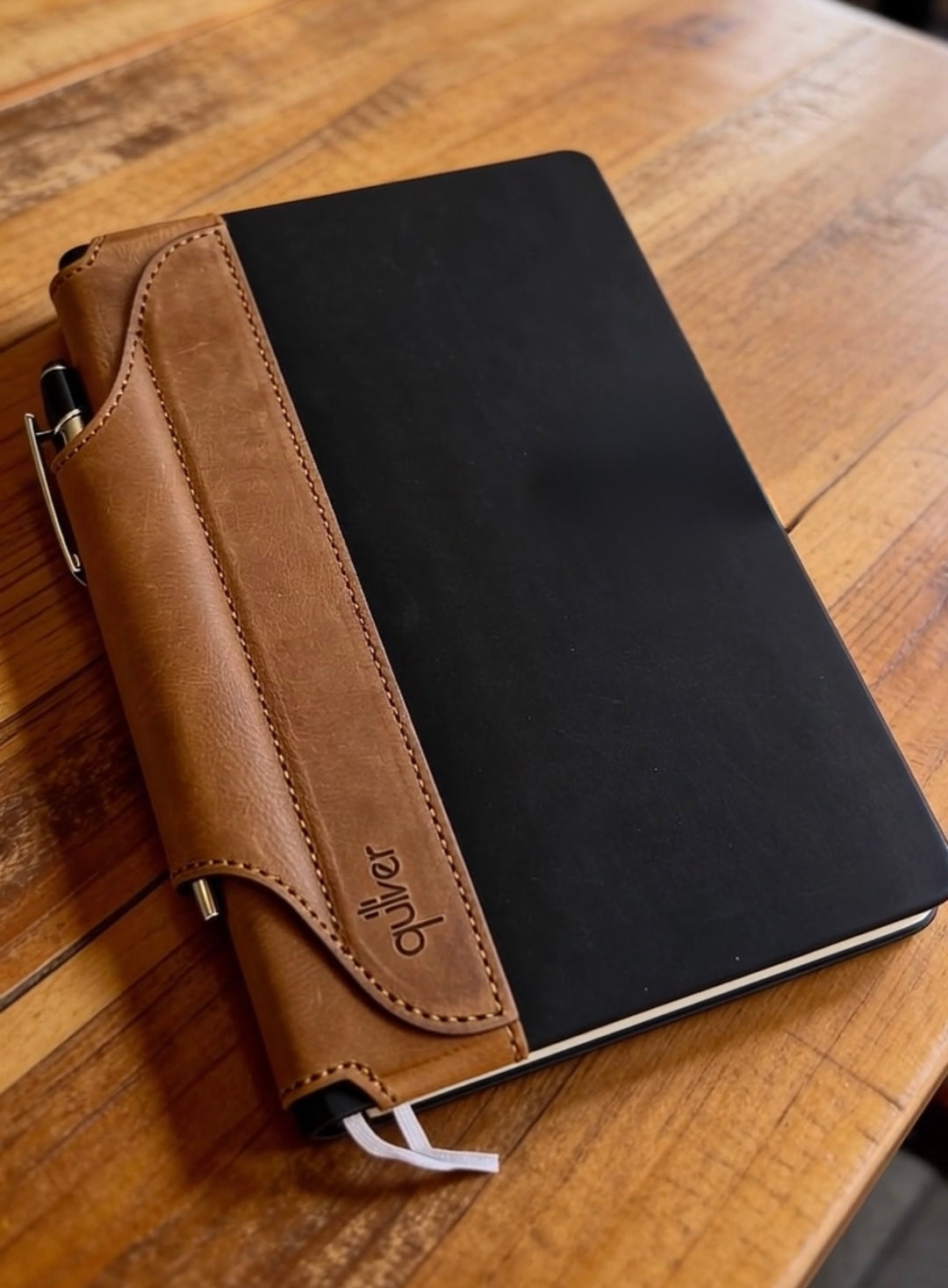 Single Pen Quiver Pen Holders For Large Notebooks A5