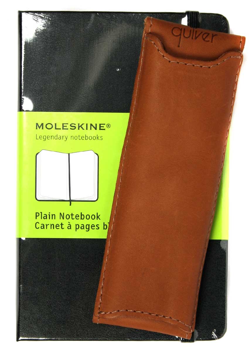 Double Pen Quiver Pen Holders For Pocket Notebooks A6