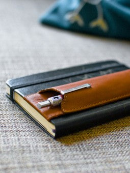 Double Pen Quiver Pen Holders For Pocket Notebooks A6